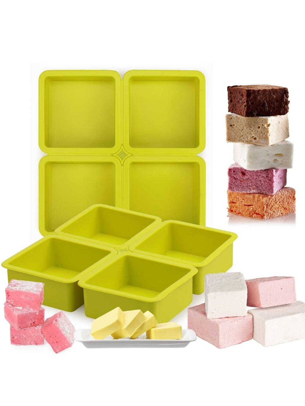 Freeze Dryer Tray Dividers Silicone - Square Freeze Dryer Accessories 2 Pcs